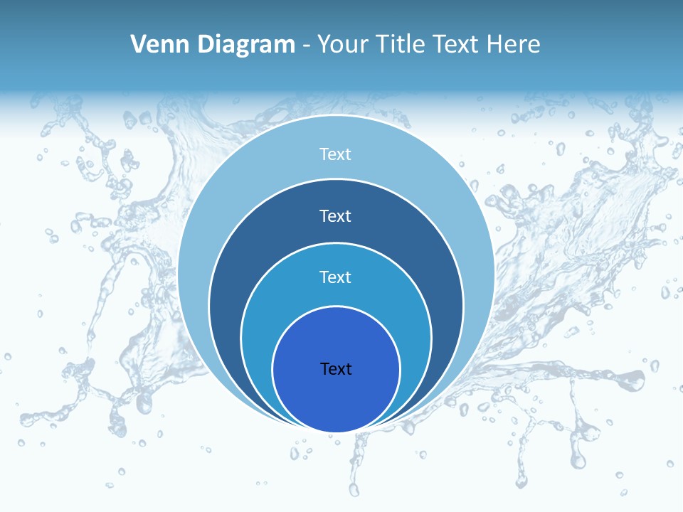 Pouring Splash Clean PowerPoint Template