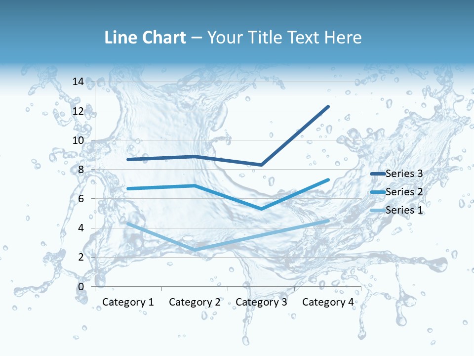 Pouring Splash Clean PowerPoint Template