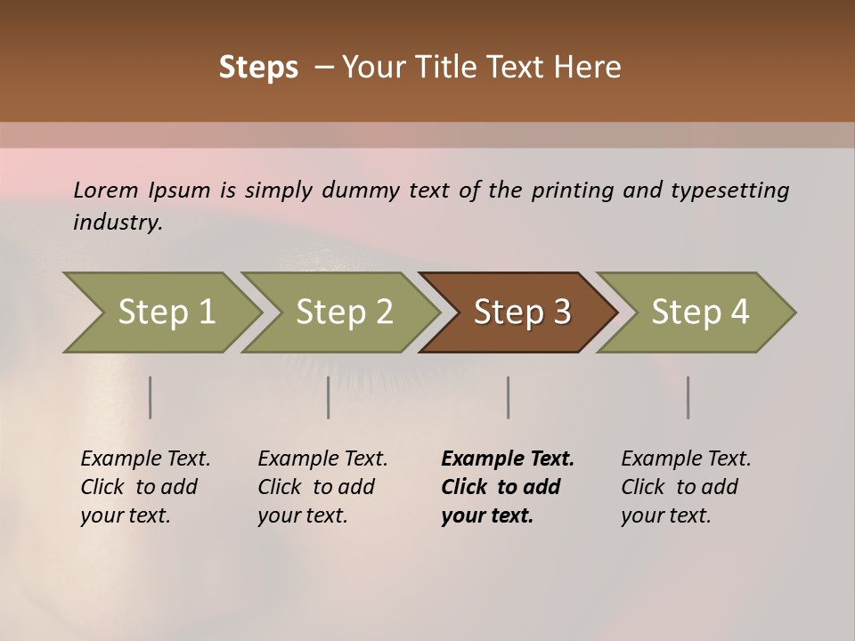 A Woman In A Red Hijab Powerpoint Presentation PowerPoint Template