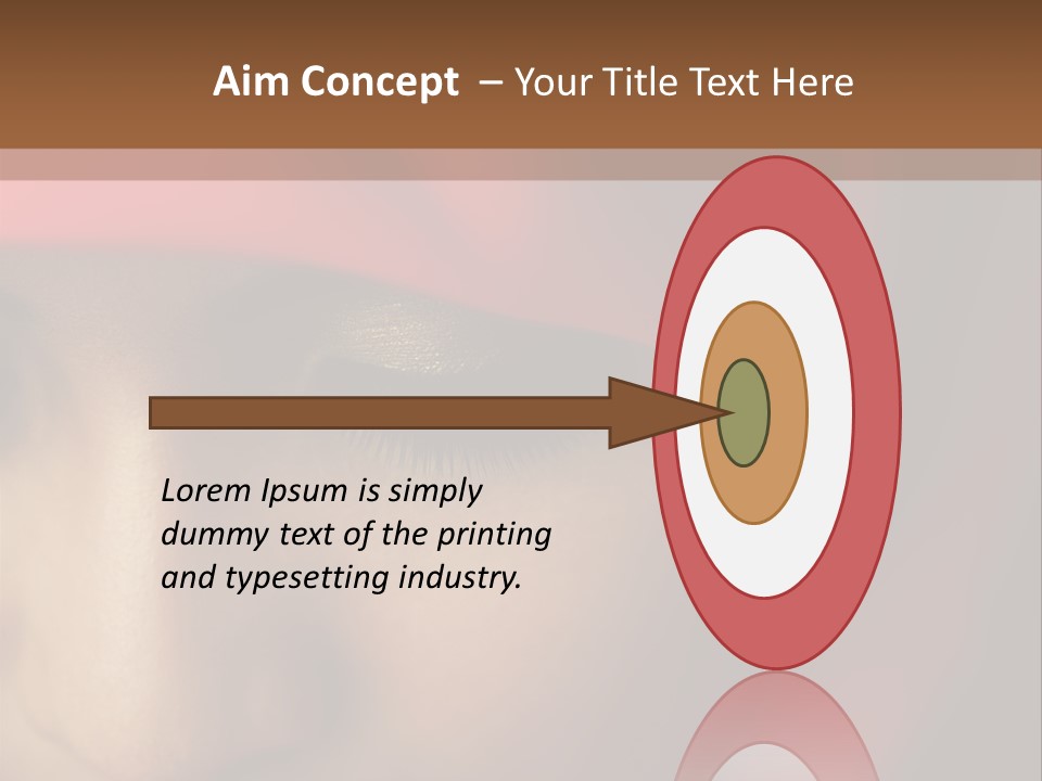 A Woman In A Red Hijab Powerpoint Presentation PowerPoint Template