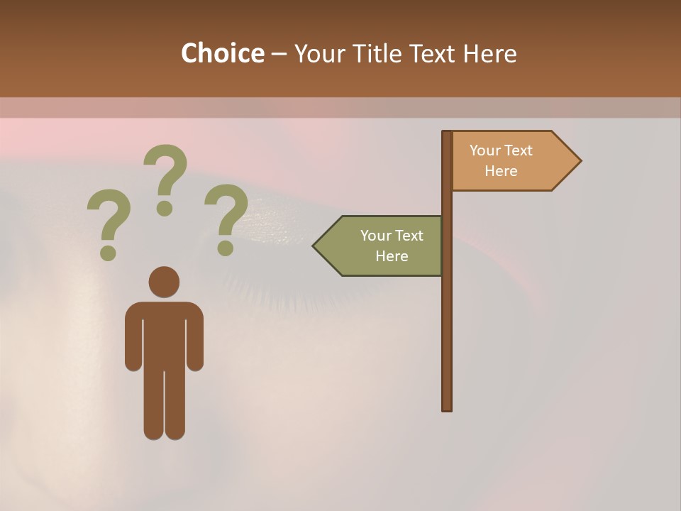 A Woman In A Red Hijab Powerpoint Presentation PowerPoint Template