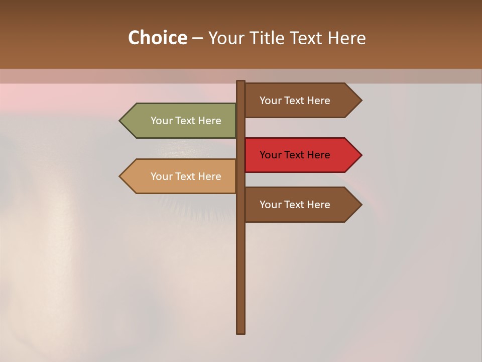 A Woman In A Red Hijab Powerpoint Presentation PowerPoint Template