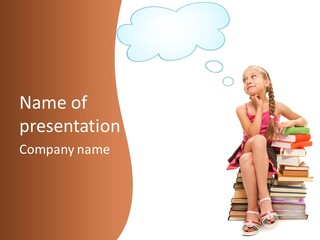 Young Literature Teenager PowerPoint Template