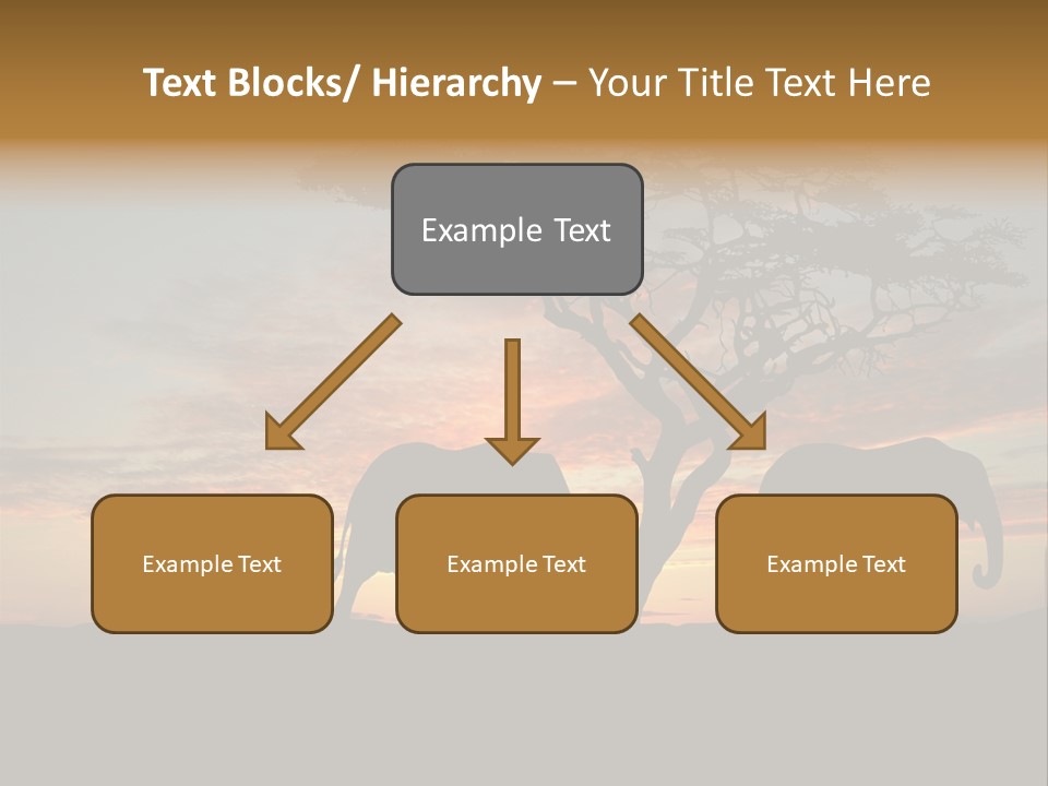 National African Herd PowerPoint Template