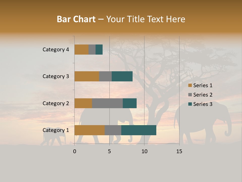 National African Herd PowerPoint Template