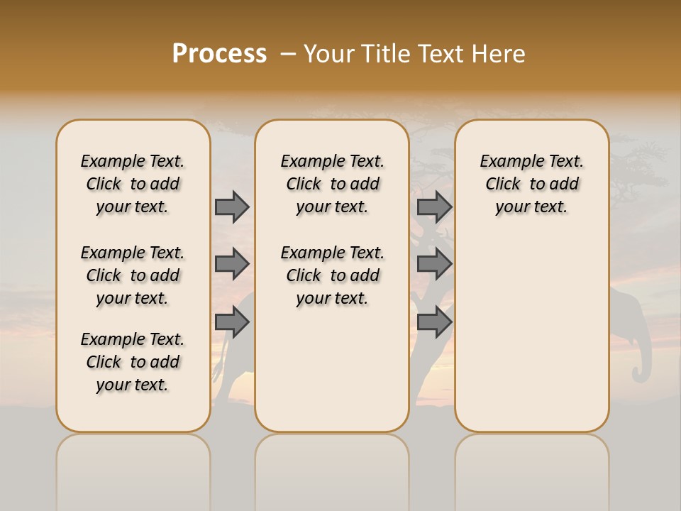 National African Herd PowerPoint Template