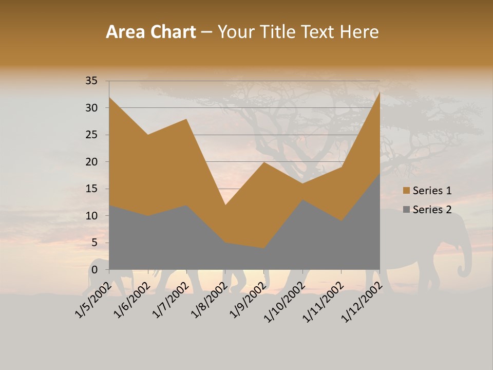 National African Herd PowerPoint Template