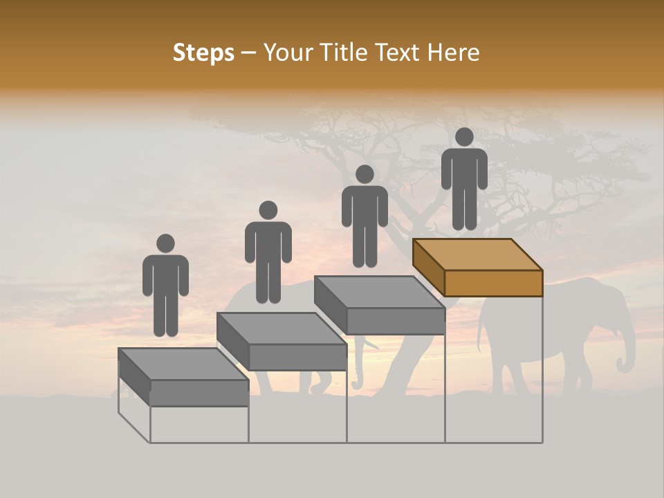 National African Herd PowerPoint Template