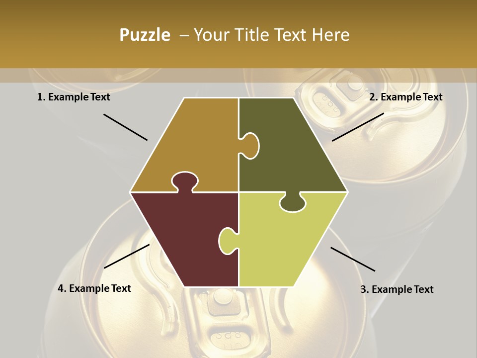 Stainless Battered Lager PowerPoint Template