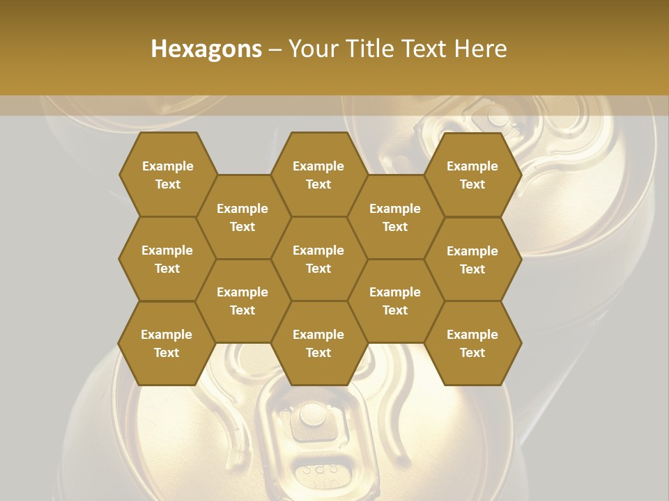 Stainless Battered Lager PowerPoint Template