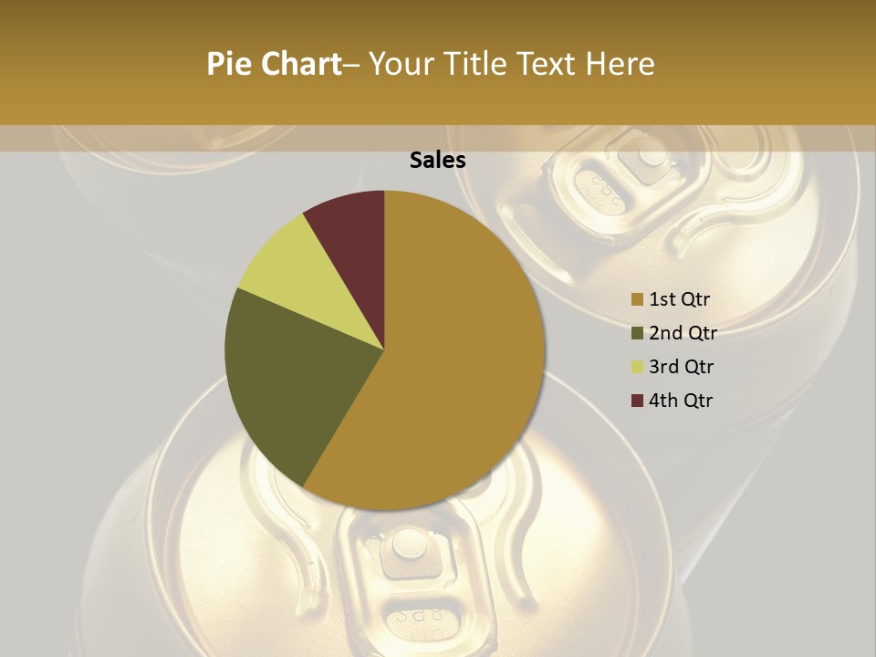 Stainless Battered Lager PowerPoint Template