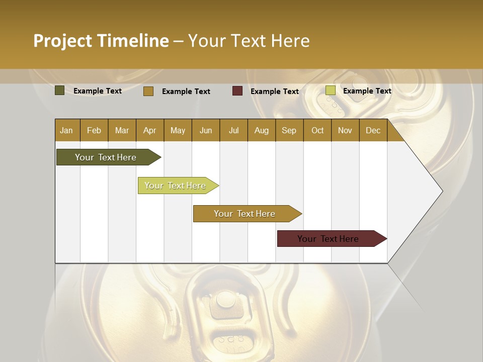 Stainless Battered Lager PowerPoint Template