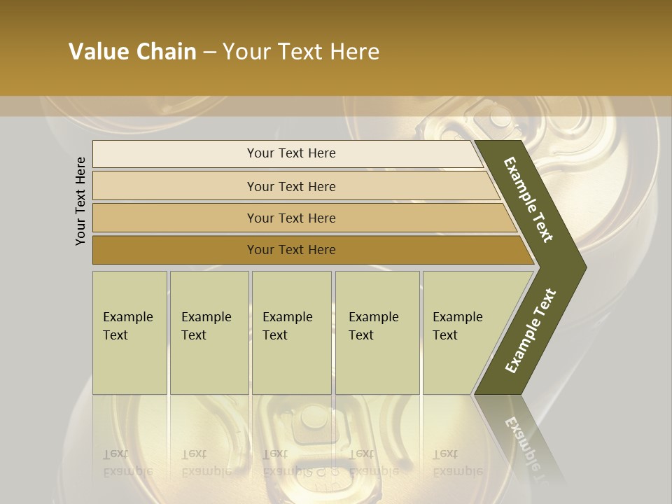 Stainless Battered Lager PowerPoint Template