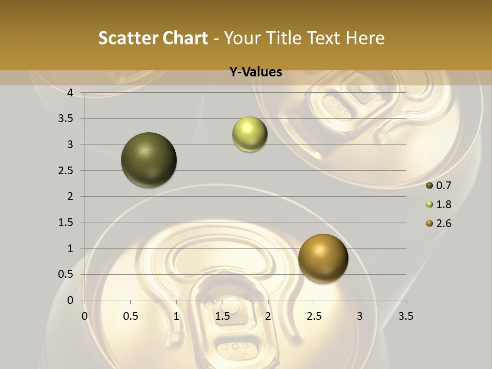 Stainless Battered Lager PowerPoint Template