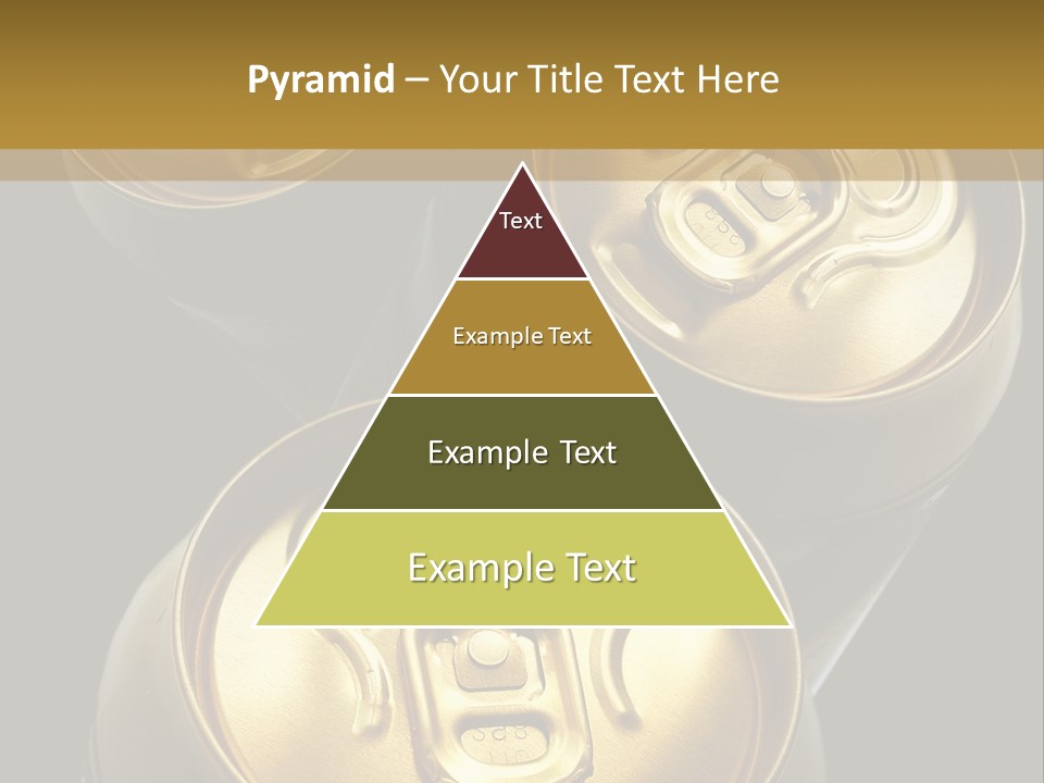 Stainless Battered Lager PowerPoint Template