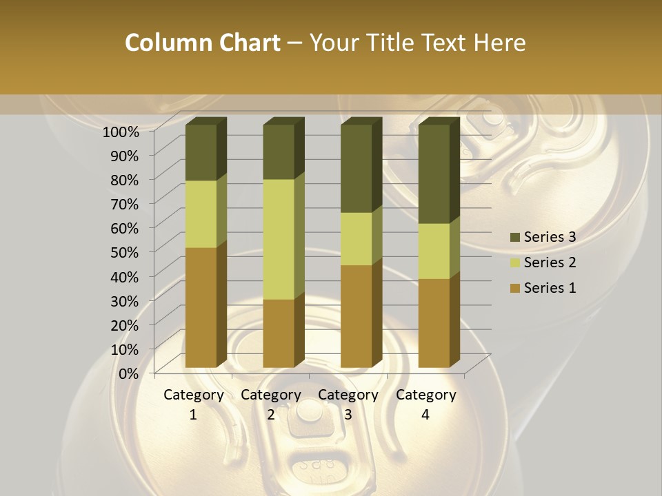 Stainless Battered Lager PowerPoint Template