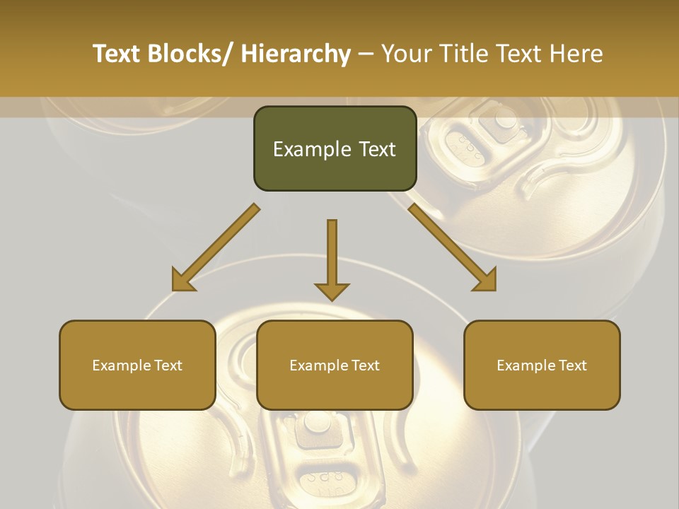 Stainless Battered Lager PowerPoint Template