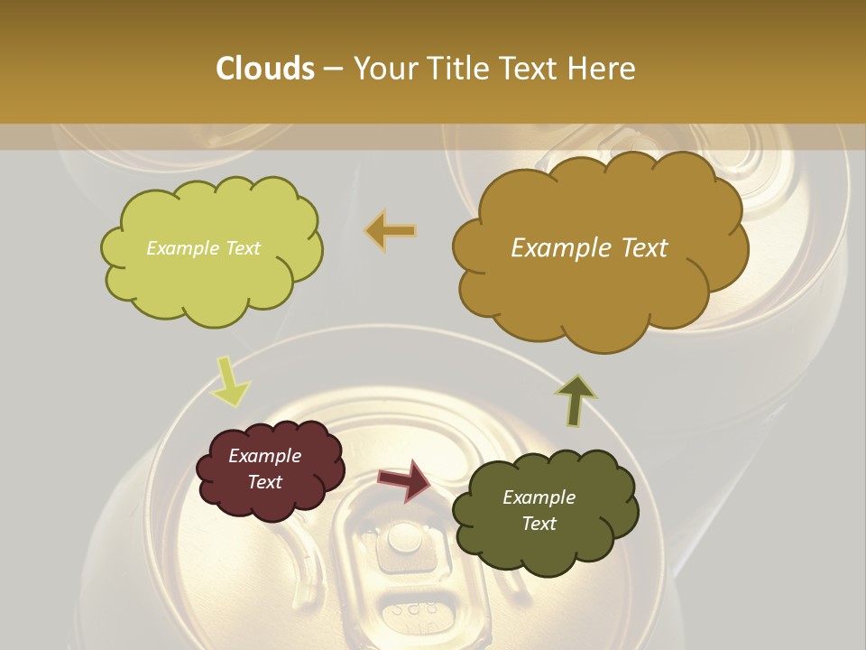 Stainless Battered Lager PowerPoint Template