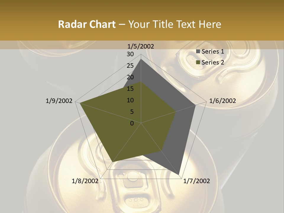 Stainless Battered Lager PowerPoint Template