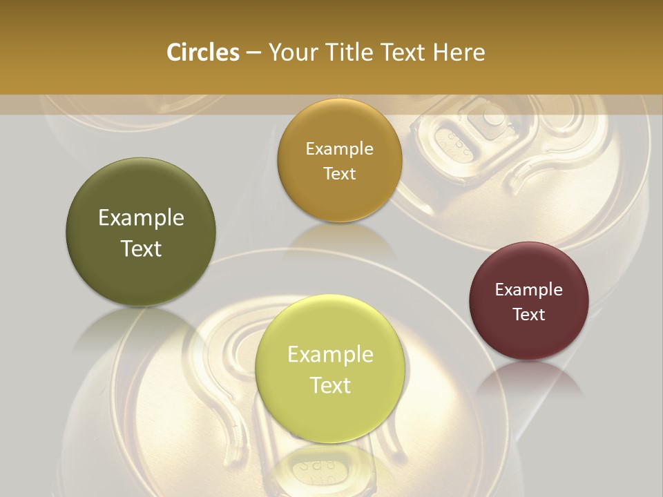 Stainless Battered Lager PowerPoint Template