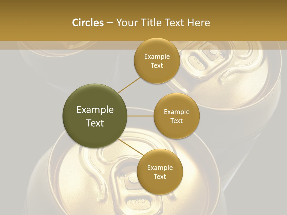 Stainless Battered Lager PowerPoint Template