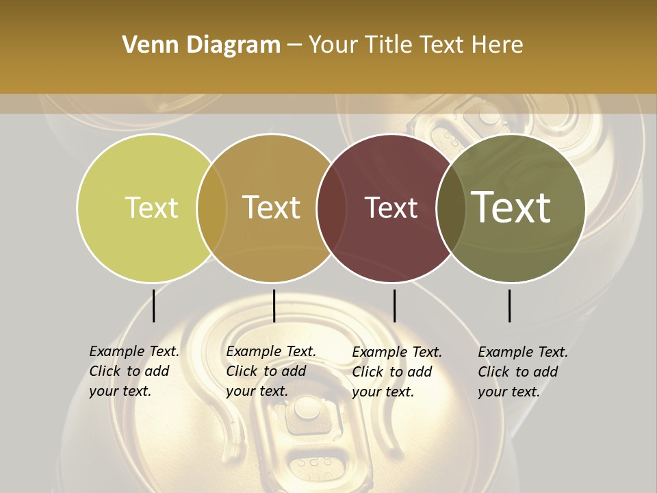 Stainless Battered Lager PowerPoint Template