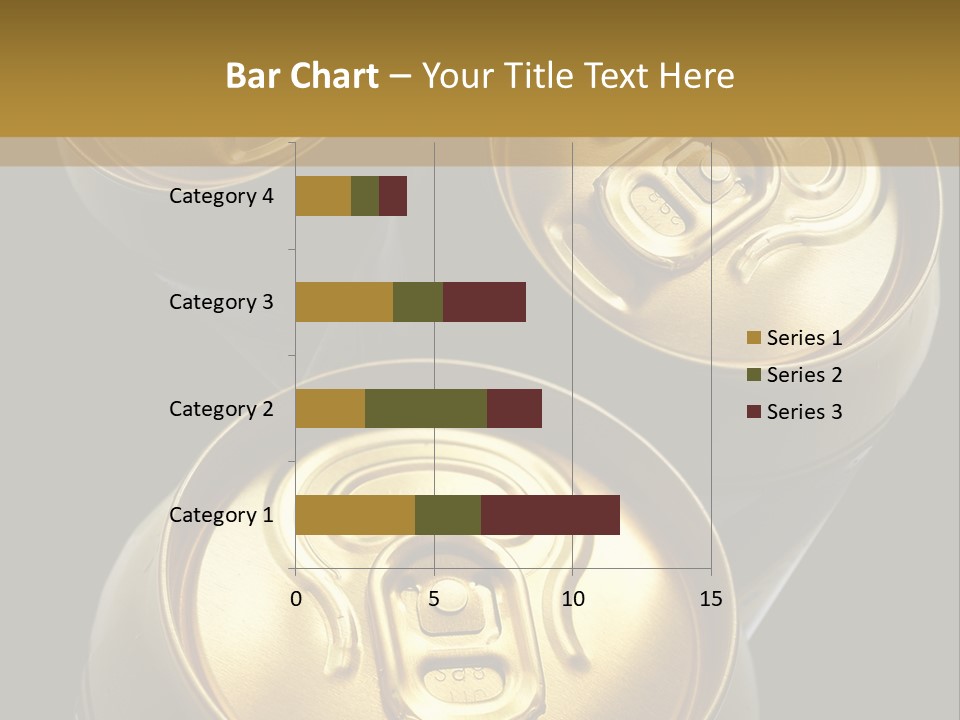 Stainless Battered Lager PowerPoint Template