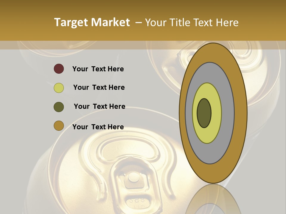 Stainless Battered Lager PowerPoint Template