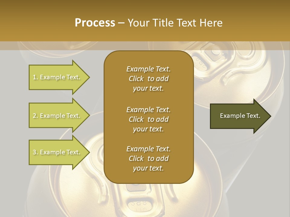 Stainless Battered Lager PowerPoint Template