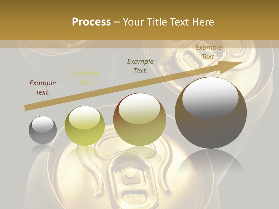Stainless Battered Lager PowerPoint Template
