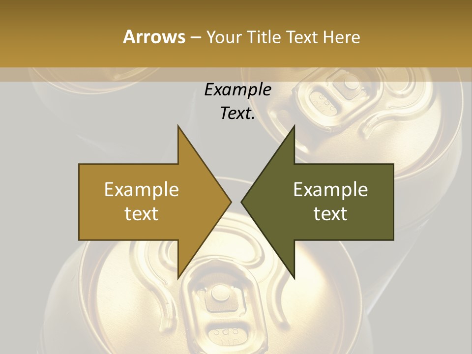 Stainless Battered Lager PowerPoint Template