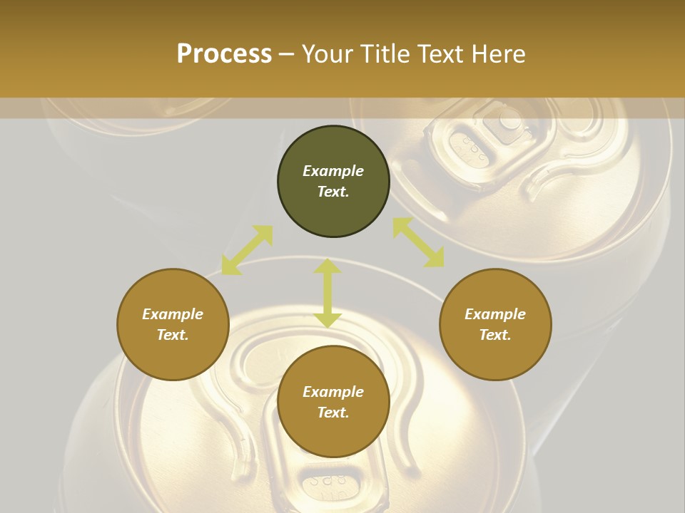 Stainless Battered Lager PowerPoint Template