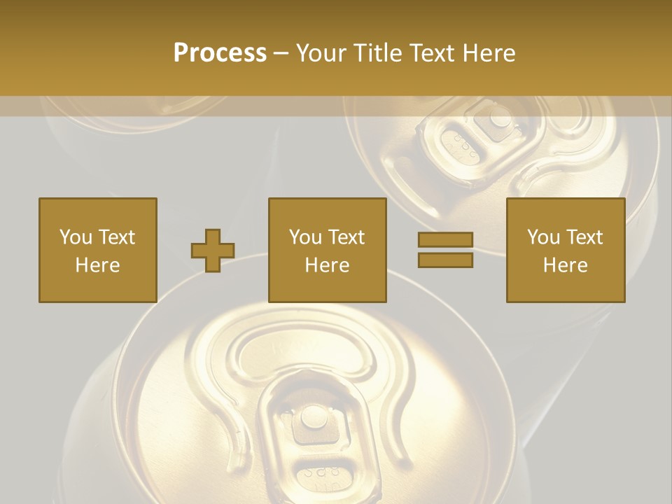 Stainless Battered Lager PowerPoint Template