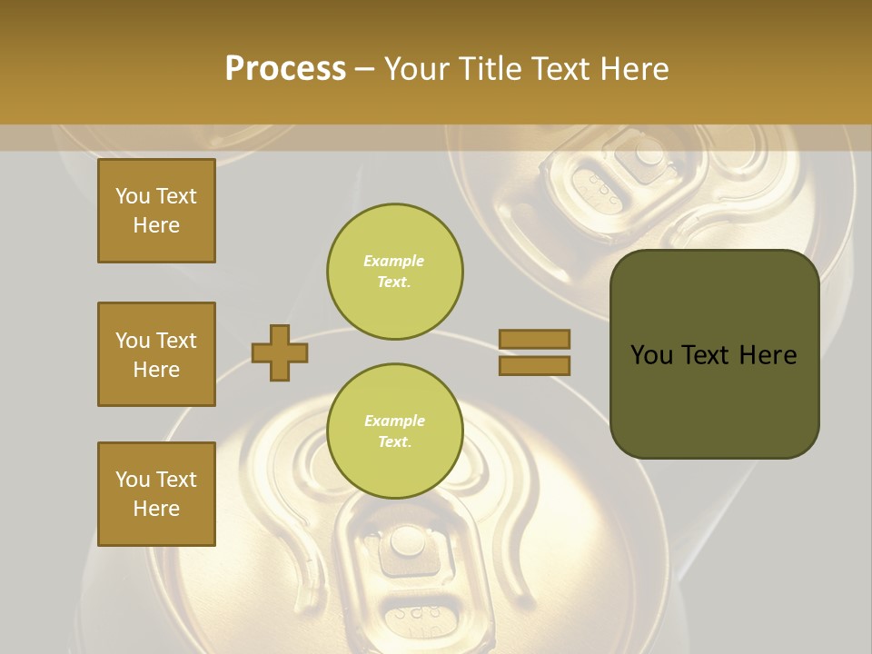Stainless Battered Lager PowerPoint Template