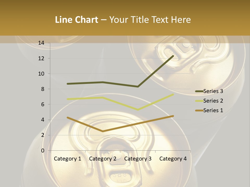 Stainless Battered Lager PowerPoint Template