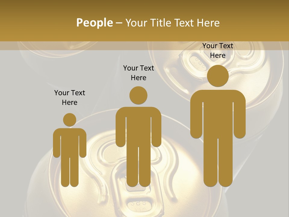 Stainless Battered Lager PowerPoint Template