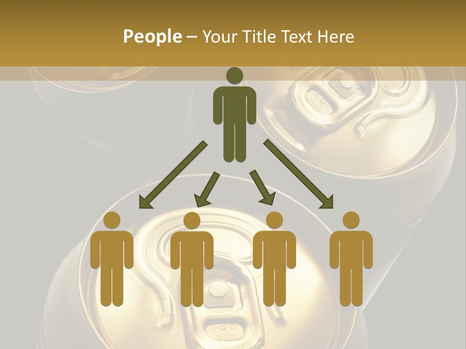 Stainless Battered Lager PowerPoint Template