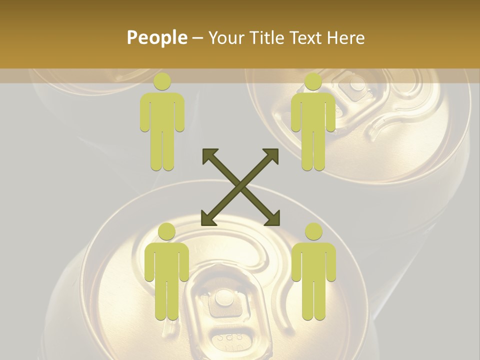 Stainless Battered Lager PowerPoint Template