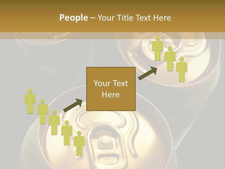 Stainless Battered Lager PowerPoint Template