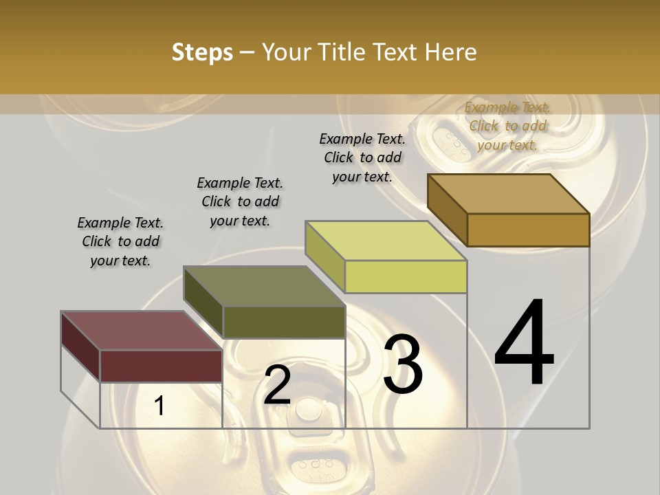 Stainless Battered Lager PowerPoint Template