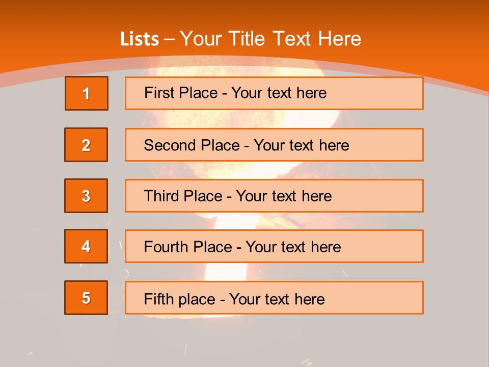 Process Stove Intensive PowerPoint Template