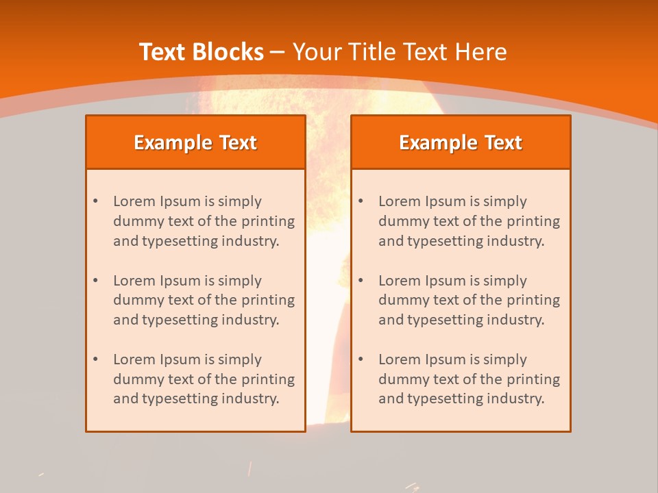Process Stove Intensive PowerPoint Template