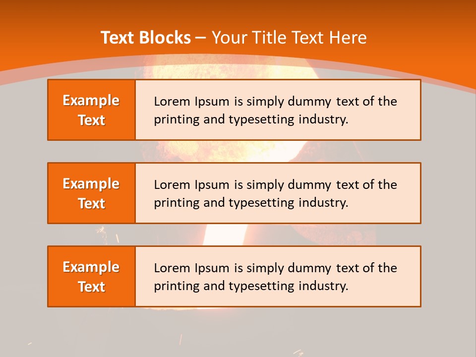 Process Stove Intensive PowerPoint Template