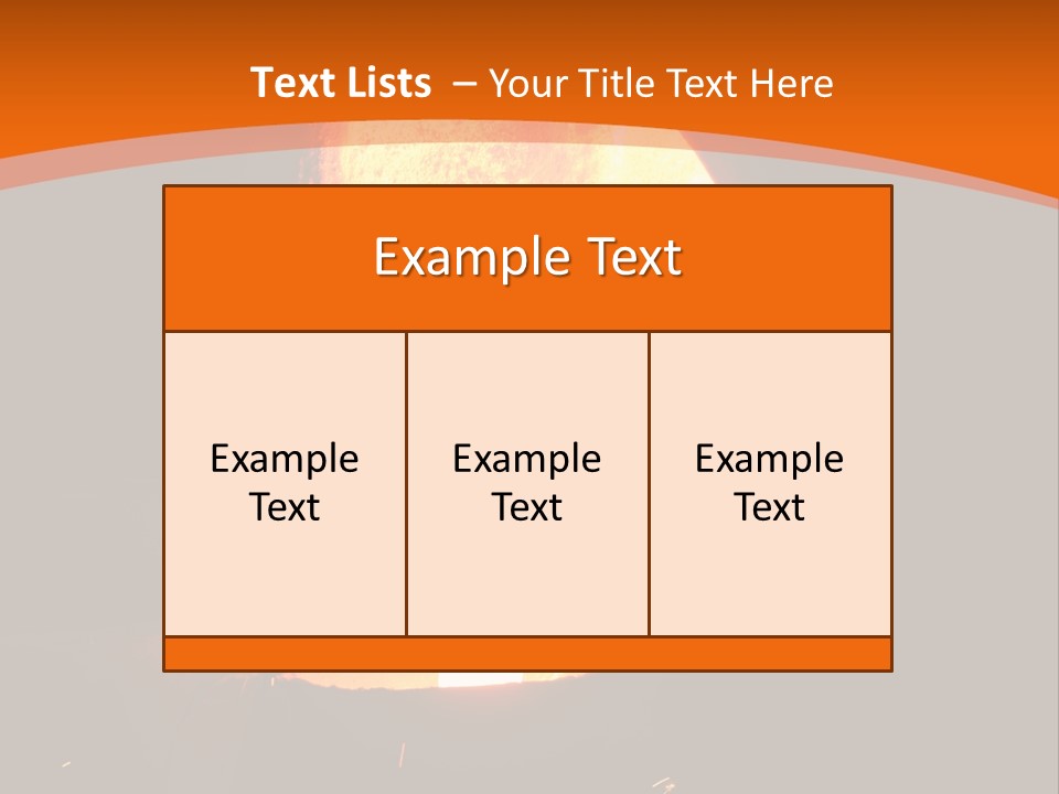 Process Stove Intensive PowerPoint Template