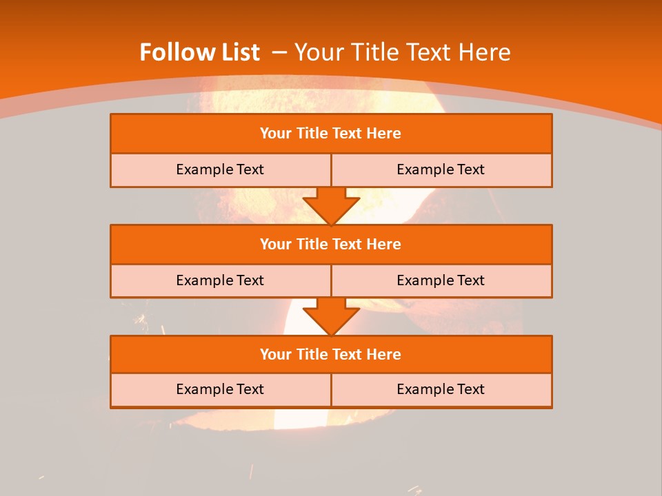 Process Stove Intensive PowerPoint Template