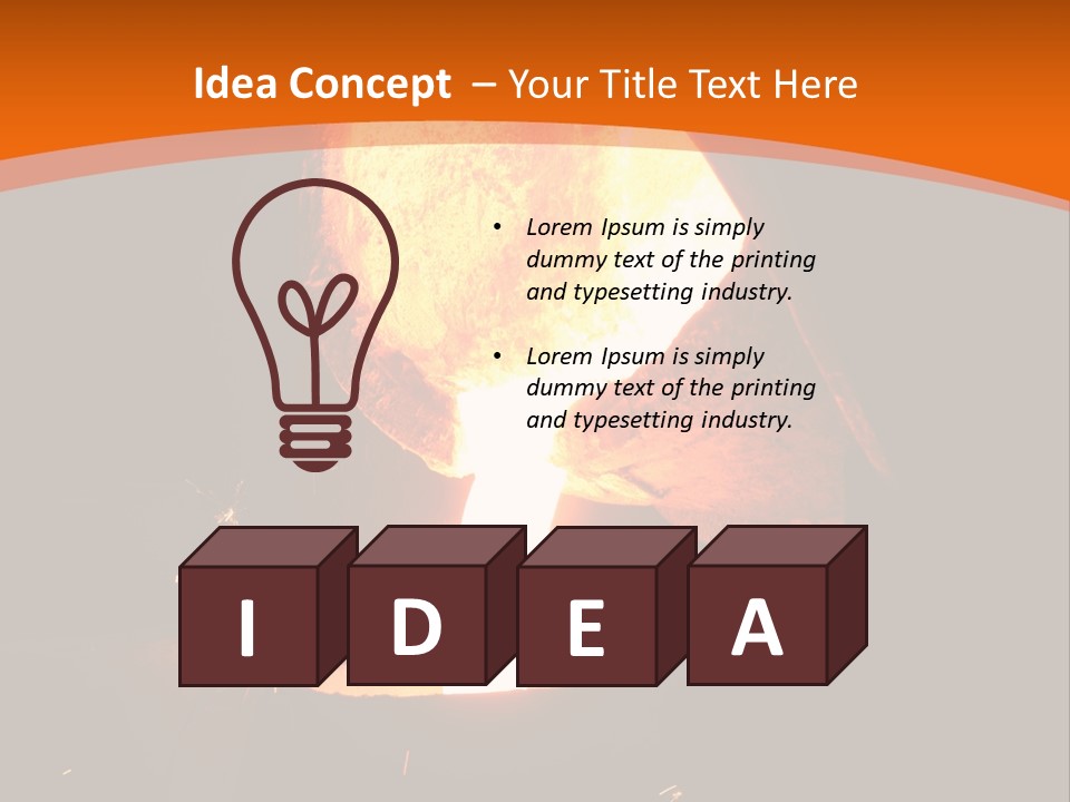 Process Stove Intensive PowerPoint Template