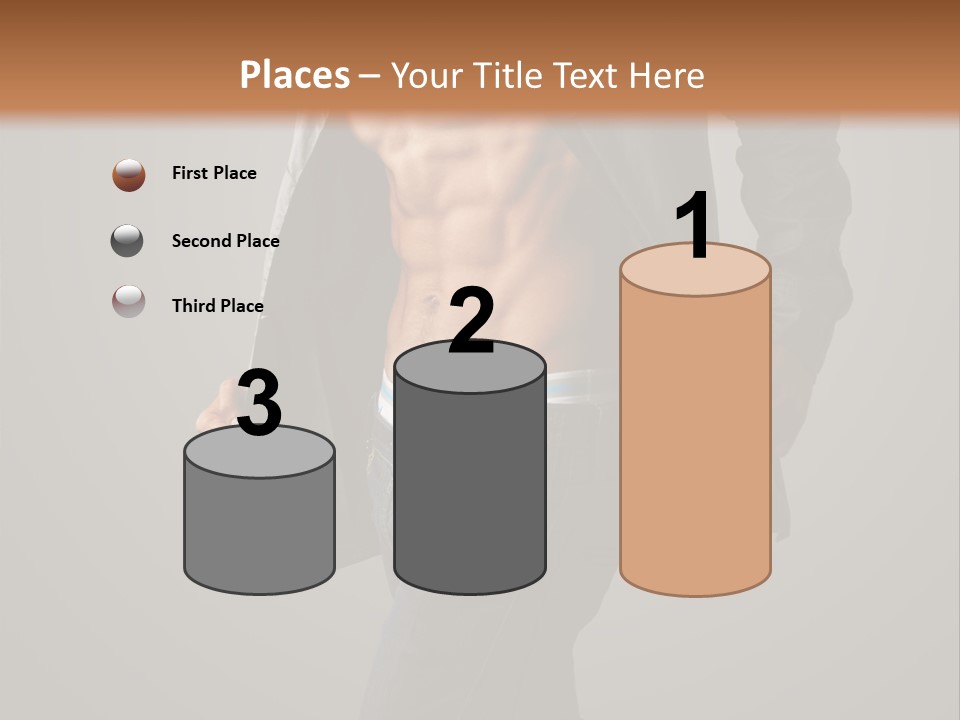 Hot Hip Muscles PowerPoint Template