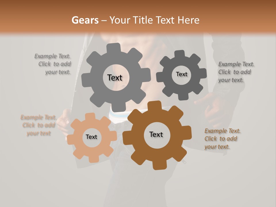 Hot Hip Muscles PowerPoint Template