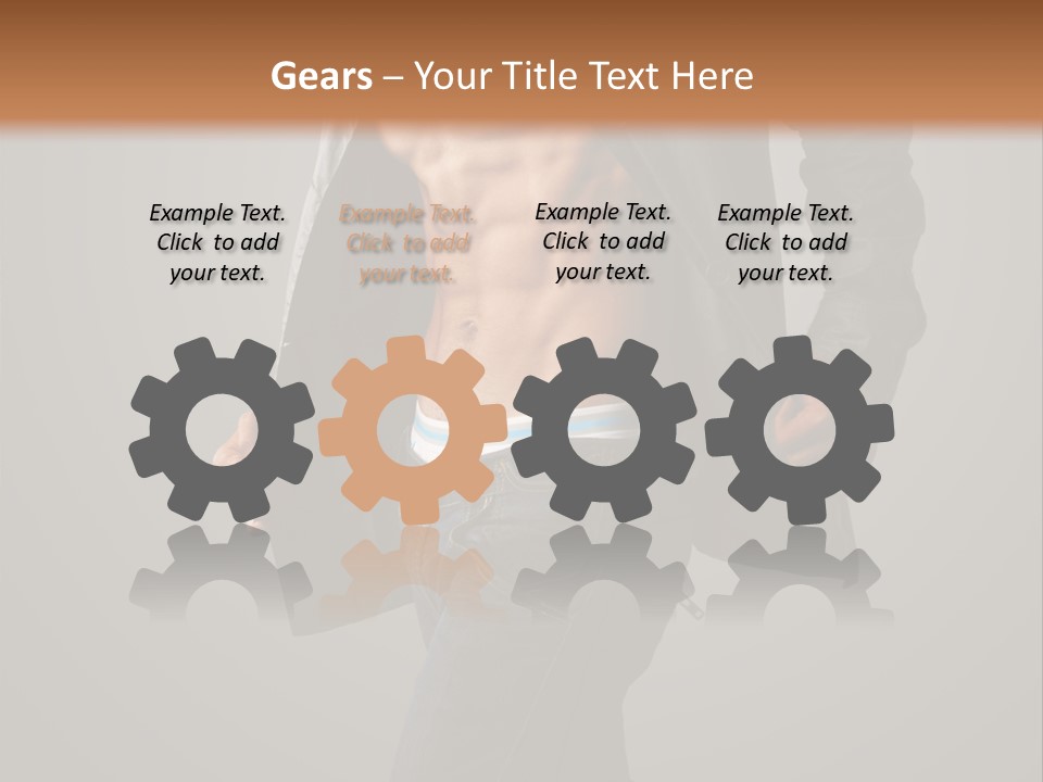 Hot Hip Muscles PowerPoint Template