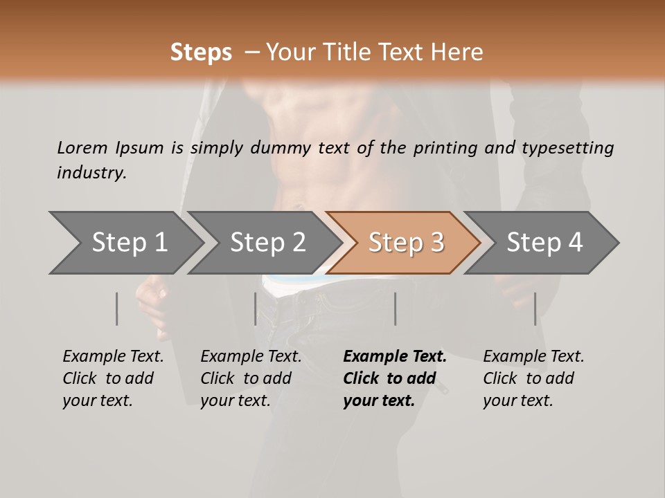 Hot Hip Muscles PowerPoint Template